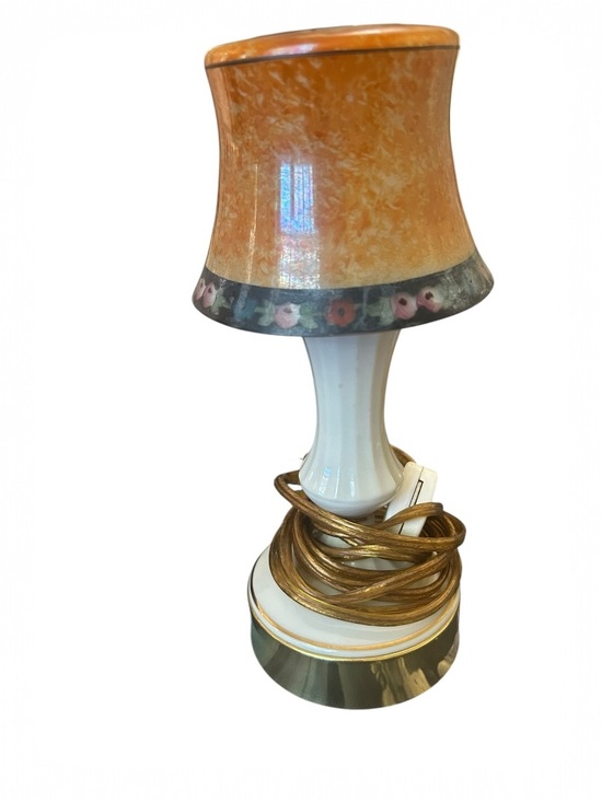 Other - Vintage Art Deco glass lamp shade hand painted lot of 2